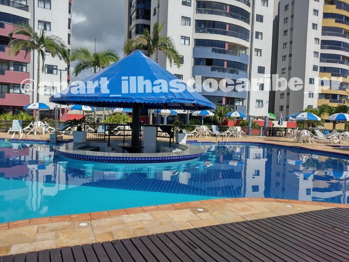 Apto Cond Ilhas Do Caribe - Pr - Beira Mar Матинос Екстериор снимка